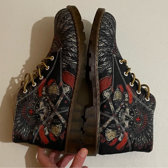 Rare First Dance Men’s Shoes Boots Skull Cherokee Indian Size 45 EU - Picture 3 of 10